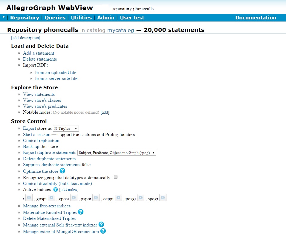 Repository Overview Page
