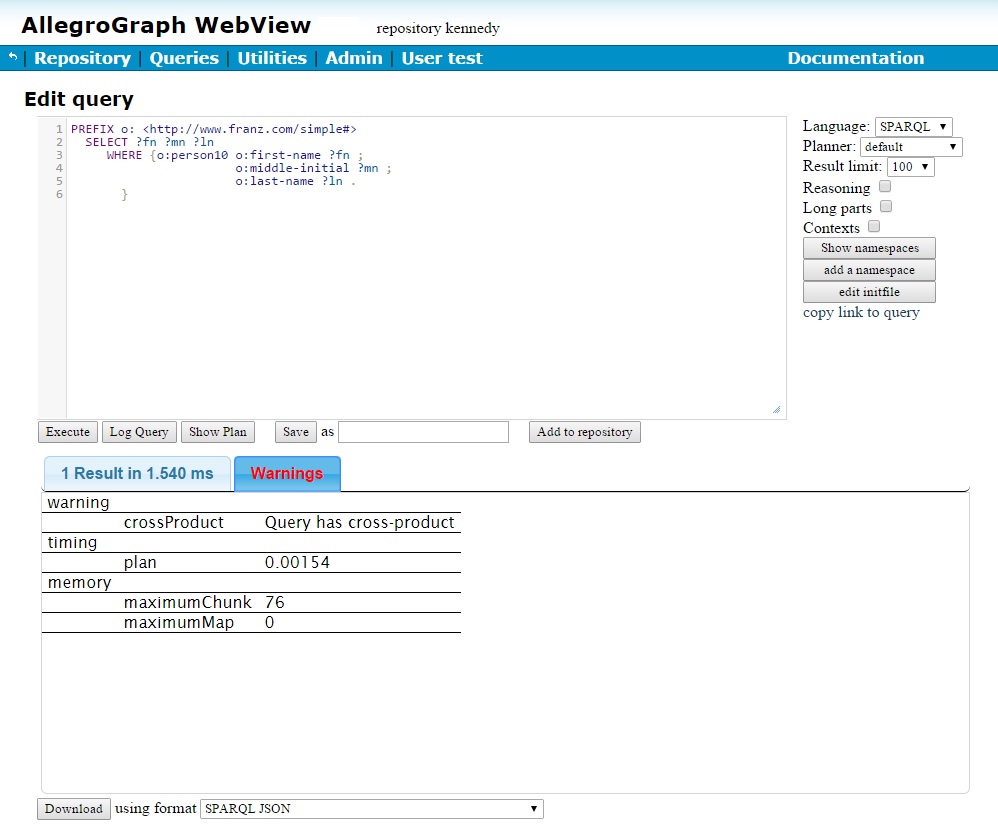 Warnings for person10