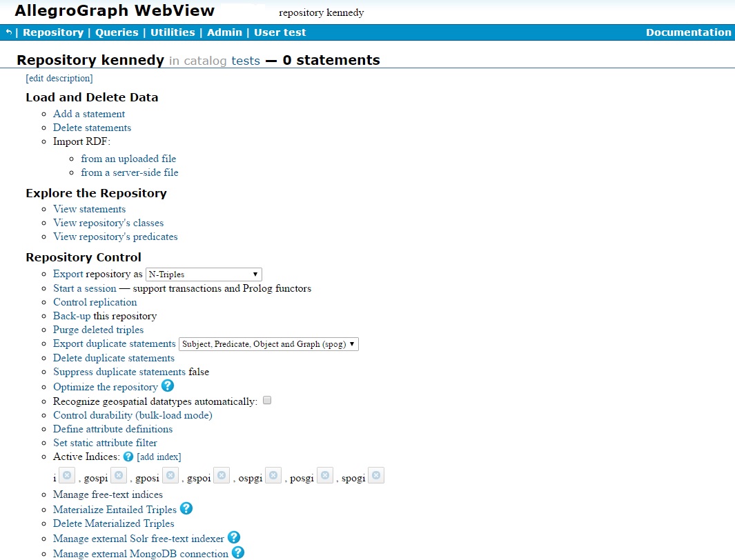 Repository Overview Page