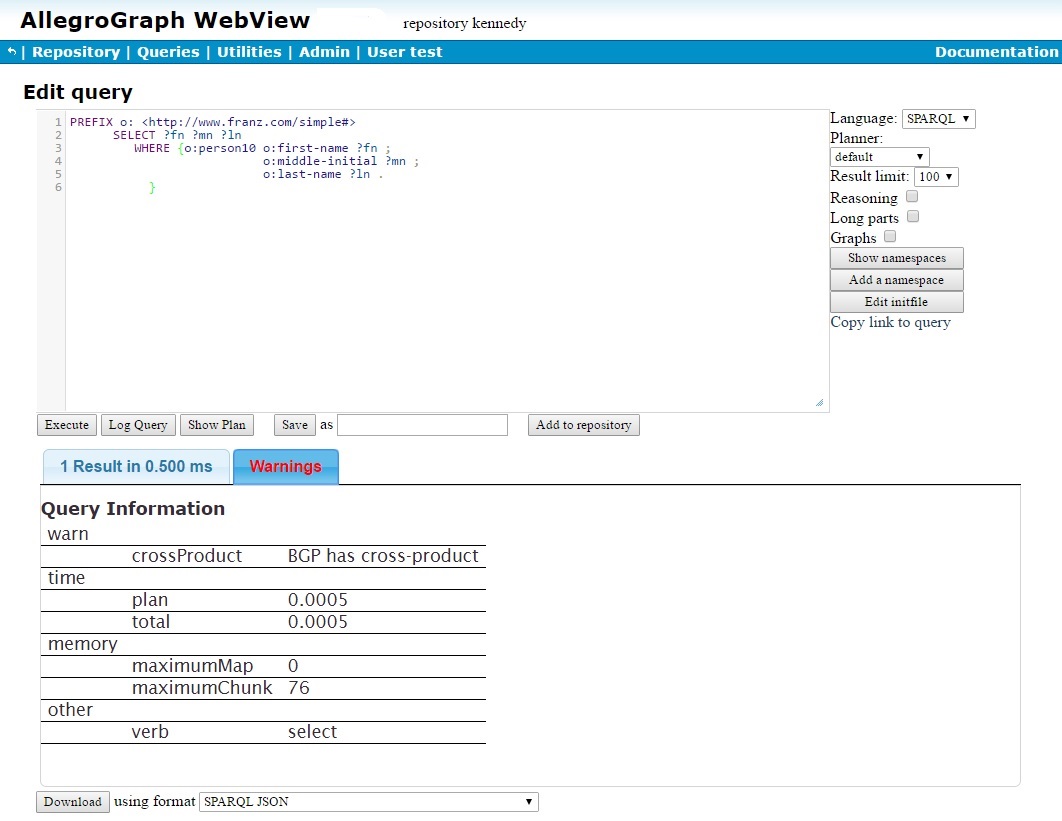 Warnings for person10