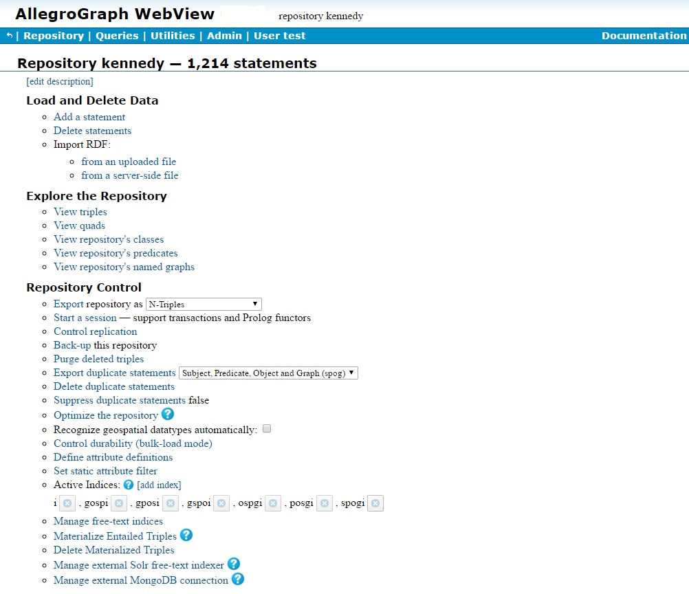 Repository Overview Page