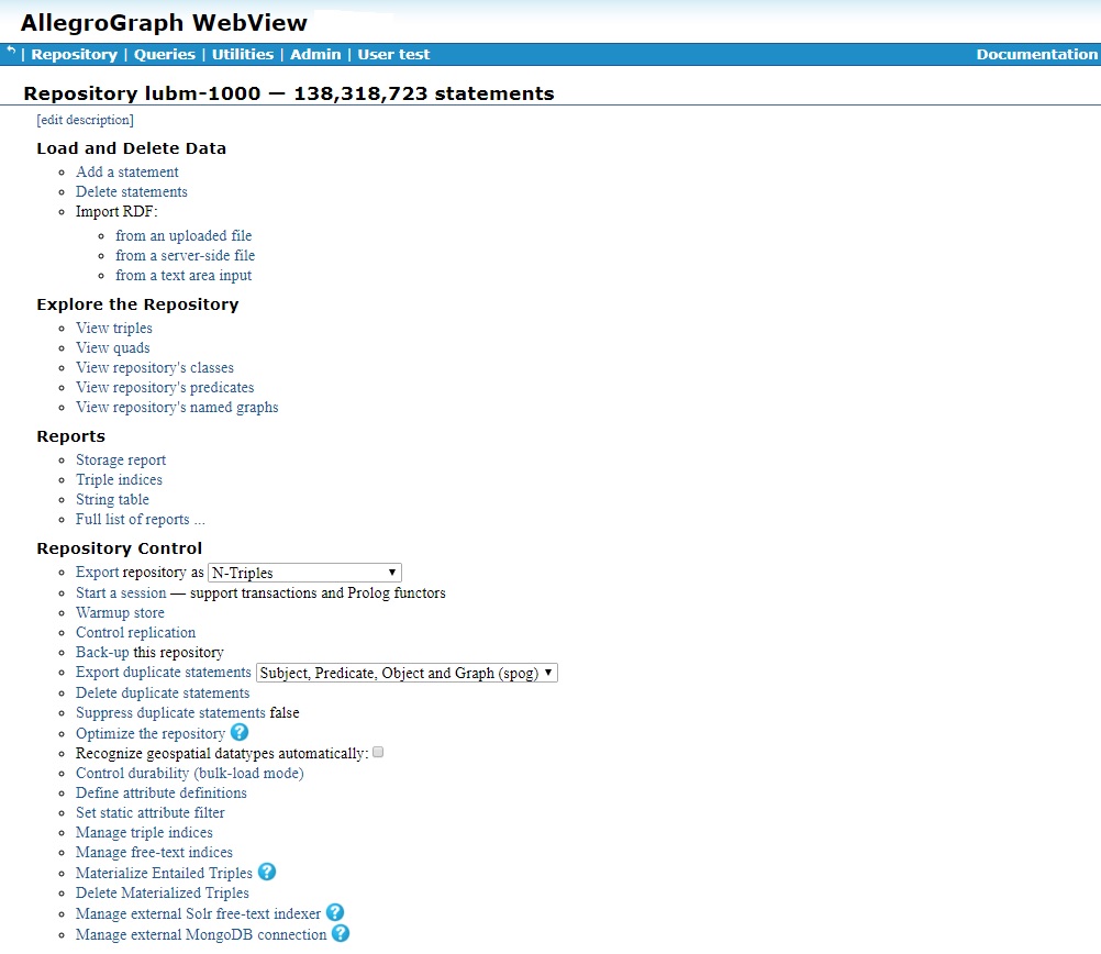 Repository Overview Page