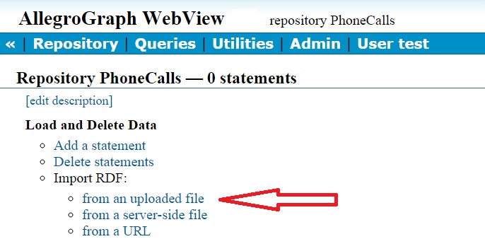 Choose an uploaded file