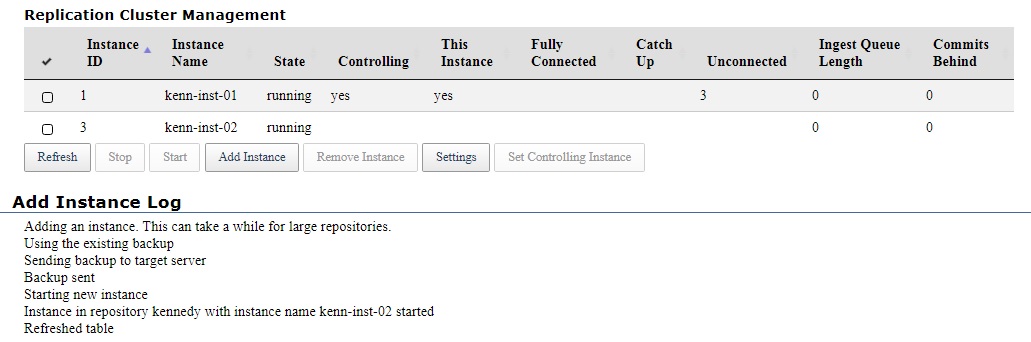 Controlling Cluster Manager