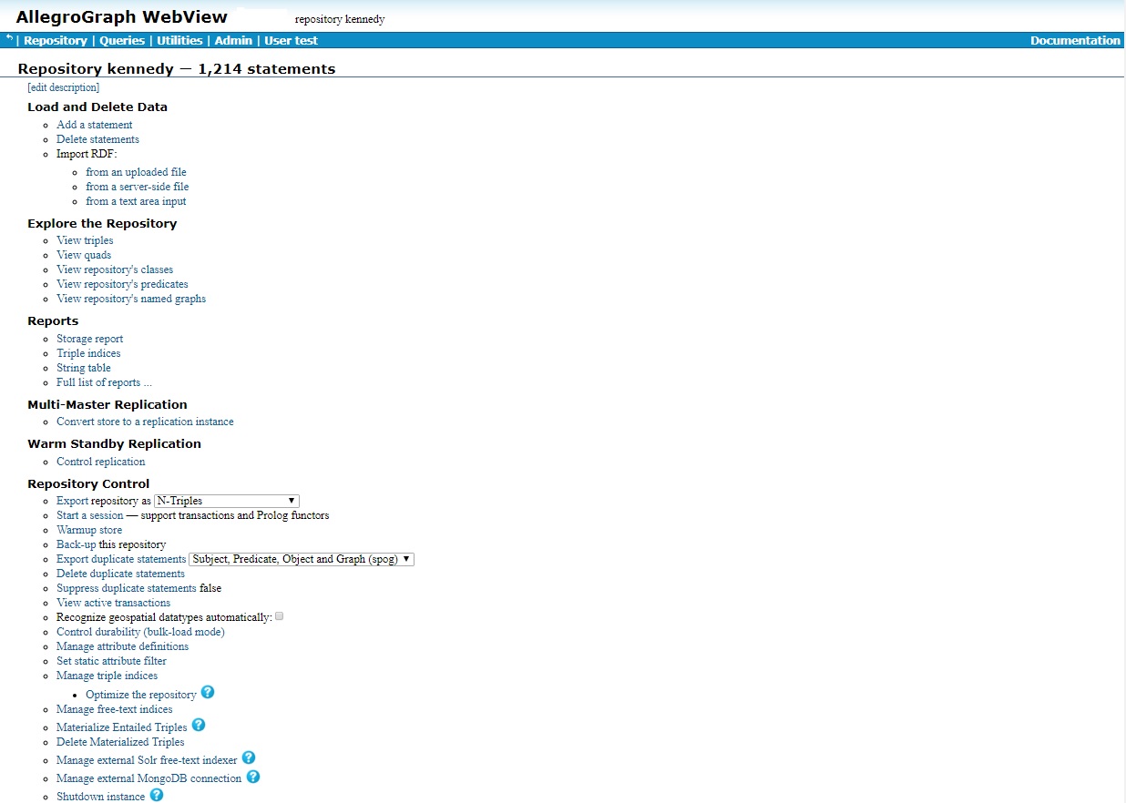 Repository Overview Page