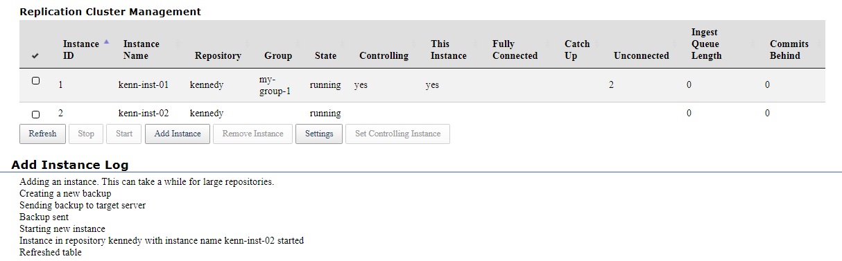 Controlling Cluster Manager
