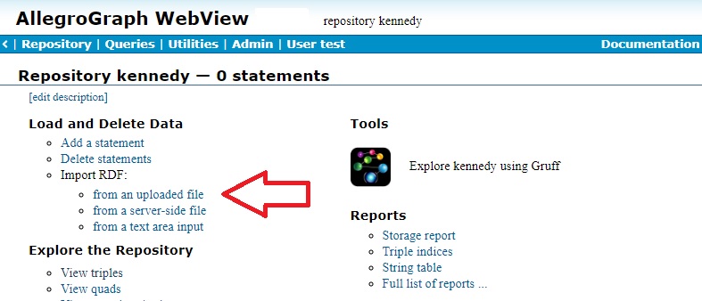 Choose an uploaded file