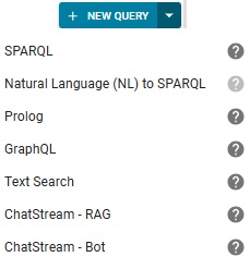 New Query Menu