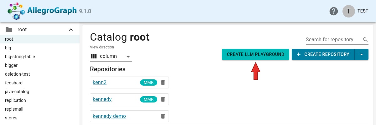 Create LLM Playground
