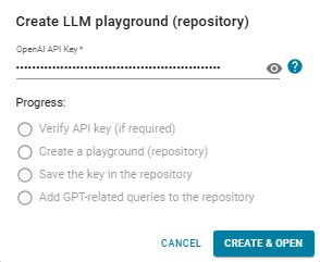 Entering OpenAI API key